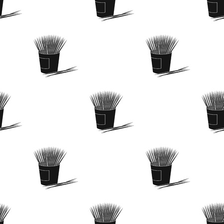 Toothpicks icon in black styleのイラスト素材