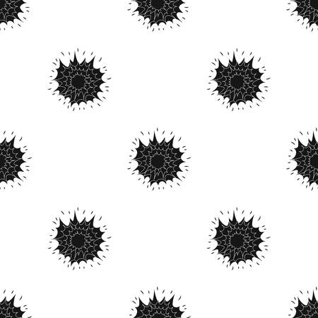 Explosion icon in black design isolated on white background. Explosions symbol stock vector illustration.のイラスト素材