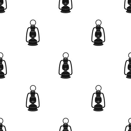 Gas lamp seamless patternのイラスト素材
