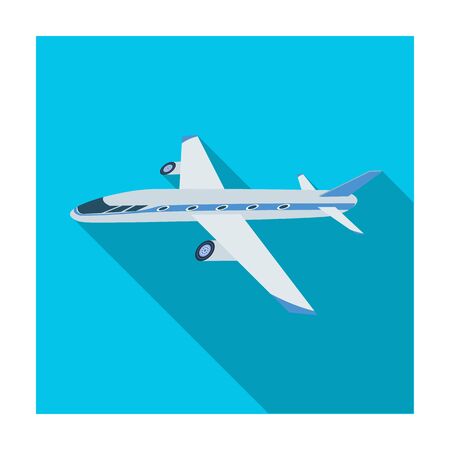 Freight aircraft. Transport and delivery single icon in flat style isometric vector symbol stock illustration .のイラスト素材