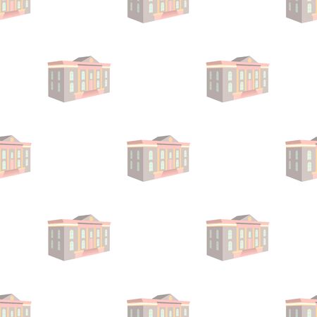 The architectural building of the museum. The Museum single icon in cartoon style vector symbol stock illustration web.のイラスト素材