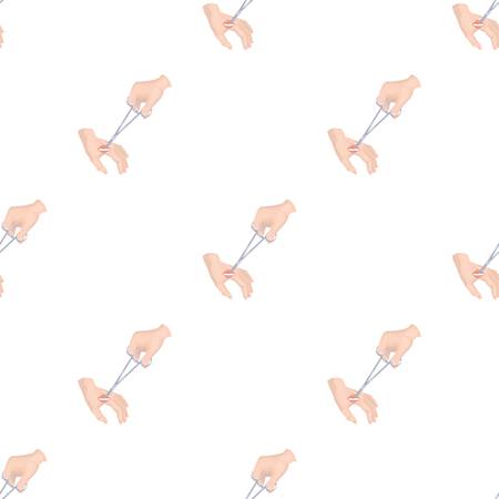 Manipulation, treatment of a wound on the arm with a medical instrument. Traumatology single icon in cartoon style vector symbol stock illustration web.のイラスト素材