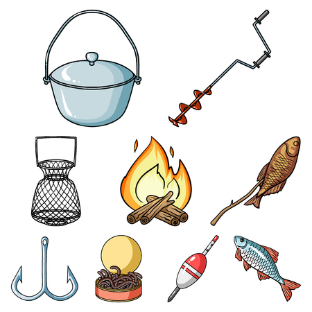 Fishing tools icon.のイラスト素材