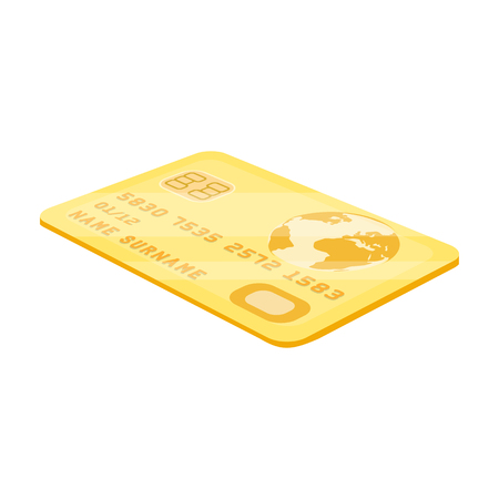 Credit card icon.のイラスト素材