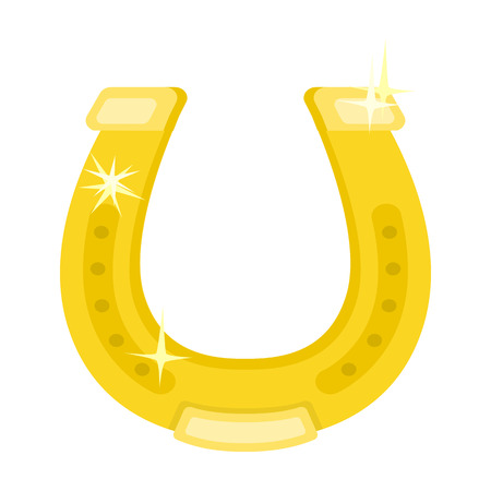 Horseshoe single icon in outline styleのイラスト素材