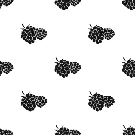 Raspberry, sweet fruit.Fruit single icon in black style vector symbol stock illustration web.のイラスト素材
