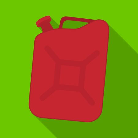 Canister single icon in flat styleのイラスト素材