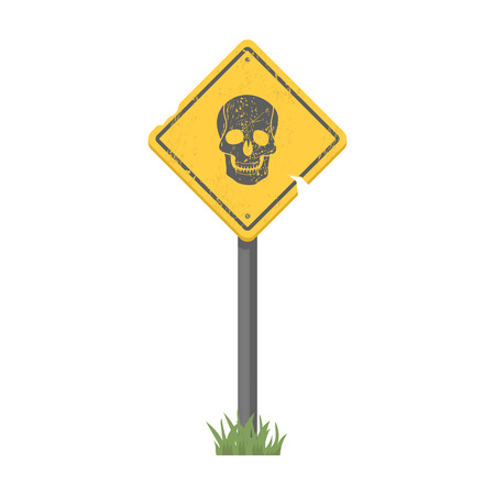 Sign, single icon in cartoon style.Sign, vector symbol stock illustration .のイラスト素材