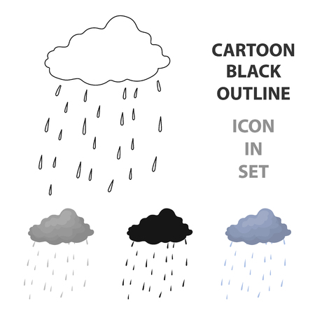 Scottish rainy weather iconのイラスト素材