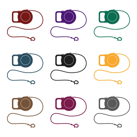 Pet lead icon of vector illustration for web and mobileのイラスト素材