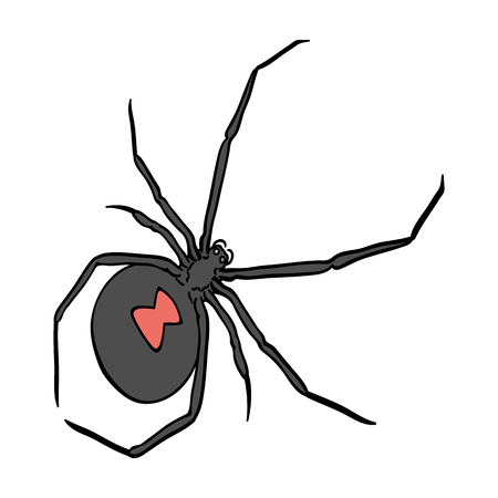 An arthropod bug is an insect.A spider, a predatory insect single icon in cartoon style vector symbol stock isometric illustration web.のイラスト素材