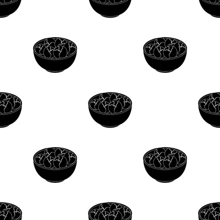 A plate of salad greens.The dark Belgian wolf. Belgium single icon in black style vector symbol stock web illustration.のイラスト素材