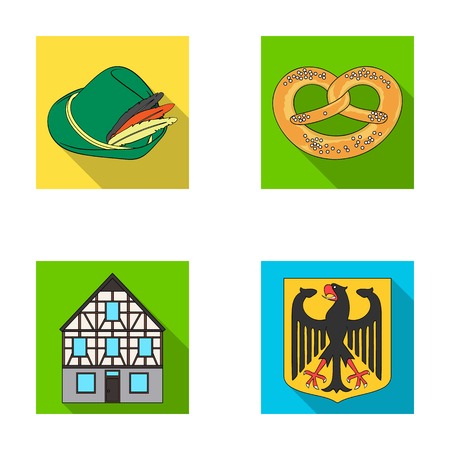Cooking, symbols, clothing and other web icon in flat style.Building, structure, architecture, icons in set collection.のイラスト素材