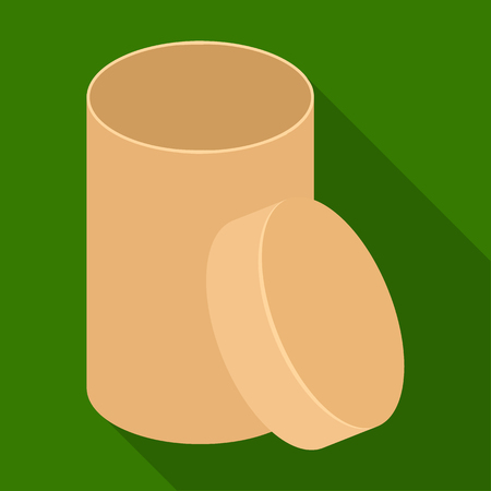 Box, packing, paper, and other  icon in flat style.Shell, framework, case icons in set collectionのイラスト素材