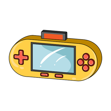 Game console single icon in cartoon style for design.Car maintenance station vector symbol stock web illustration.のイラスト素材