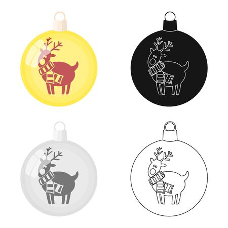 Ball single icon in cartoon style.A toyvector symbol stock illustration .のイラスト素材