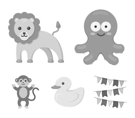 Toy animals vector symbol stock illustration.のイラスト素材
