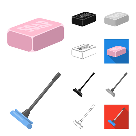 Equipment for cleaning vector symbol stock illustration.のイラスト素材