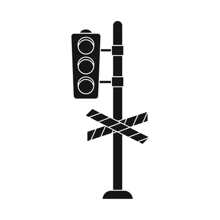 Vector illustration of train and station symbol. Collection of train and ticket stock vector illustration.のイラスト素材