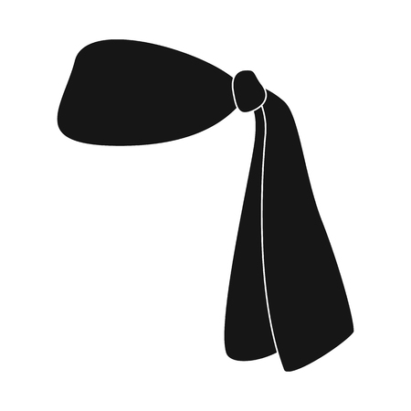 Isolated object of scarf and shawl symbol. Collection of scarf and accessory stock symbol for web.のイラスト素材
