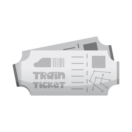 Vector design of train and station symbol. Collection of train and ticket vector icon for stock.のイラスト素材