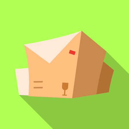 Vector design of goods and cargo icon. Collection of goods and warehouse stock symbol for web.のイラスト素材