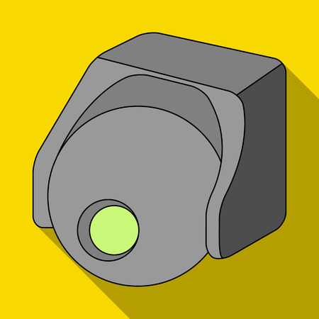 Vector illustration of cctv and camera logo. Collection of cctv and system stock vector illustration.のイラスト素材