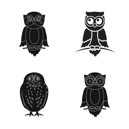 Vector design of animal and tattoo sign. Collection of animal and wild stock vector illustration.のイラスト素材