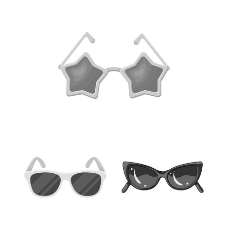 Vector design of summer and beach symbol. Collection of summer and fashion vector icon for stock.のイラスト素材