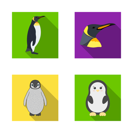 Vector illustration of cute and snow logo. Set of cute and happy vector icon for stock.のイラスト素材