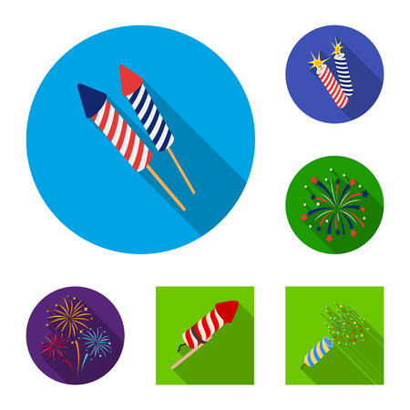Vector illustration of festival and summer symbol. Collection of festival and holiday stock vector illustration.のイラスト素材