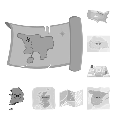 Vector illustration of middle and east sign. Collection of middle and country vector icon for stock.のイラスト素材