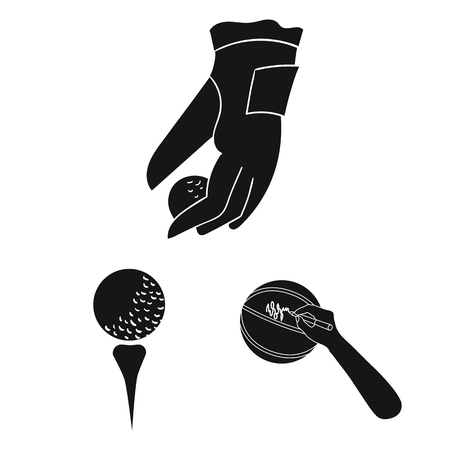 Vector design of ball and soccer logo. Collection of ball and basketball vector icon for stock.のイラスト素材