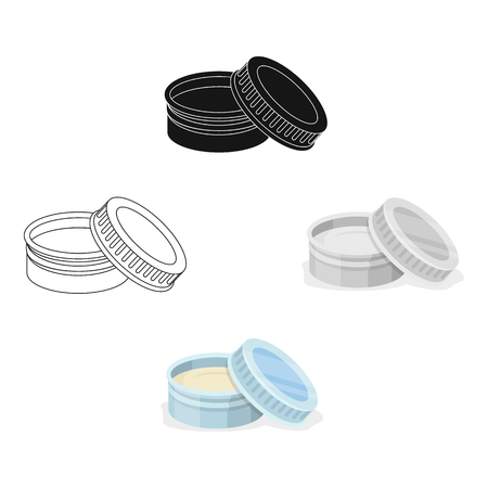 After shave cream.Barbershop single icon in cartoon style vector symbol stock illustration web.のイラスト素材