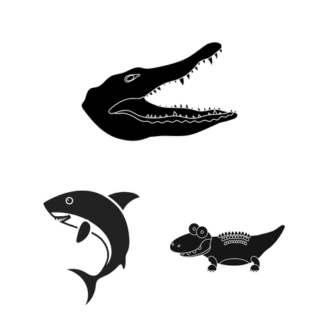 Vector design of water and drop sign. Set of water and splash stock symbol for web.のイラスト素材