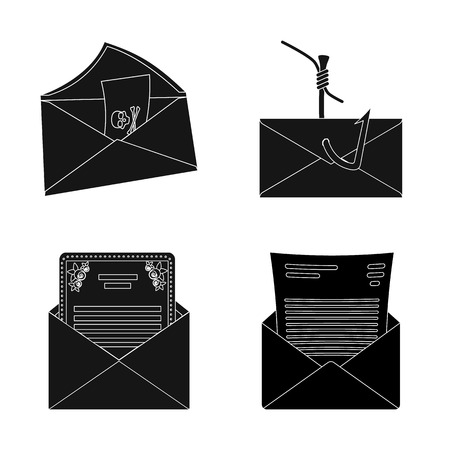 Vector illustration of card and christmas symbol. Collection of card and background stock vector illustration.のイラスト素材