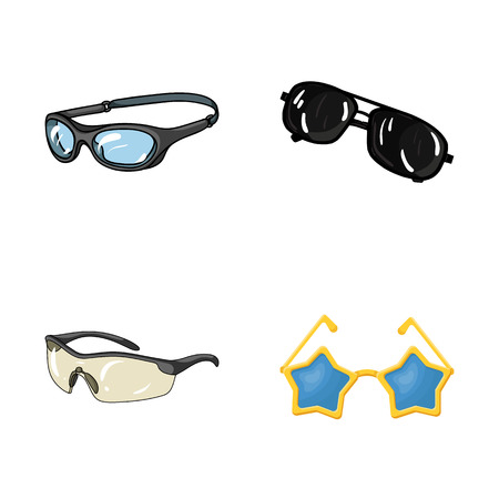 Vector design of summer and beach icon. Set of summer and fashion vector icon for stock.のイラスト素材