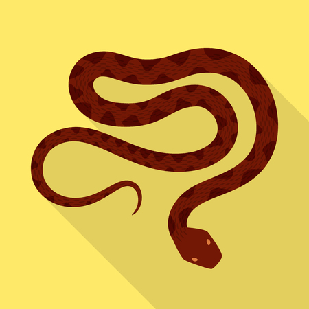 Isolated object of skin and reptile icon. Collection of skin and danger stock vector illustration.のイラスト素材