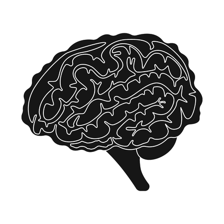 Isolated object of research and laboratory logo. Set of research and organ stock vector illustration.のイラスト素材