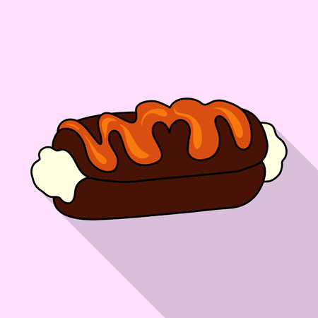 Vector design of confectionery and culinary sign. Collection of confectionery and colorful vector icon for stock.のイラスト素材