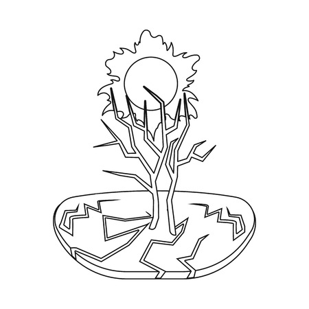 Vector design of cataclysm and disaster icon. Collection of cataclysm and apocalypse  vector icon for stock.のイラスト素材
