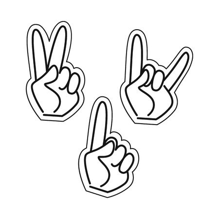 Vector illustration of accessory and style logo. Set of accessory and distinctive vector icon for stock.のイラスト素材