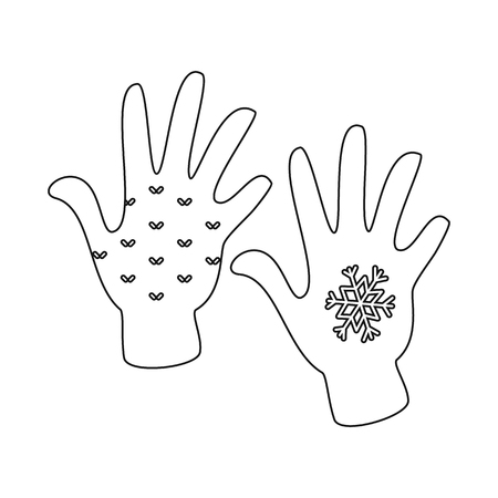 Vector illustration of accessory and style sign. Set of accessory and distinctive stock vector illustration.のイラスト素材