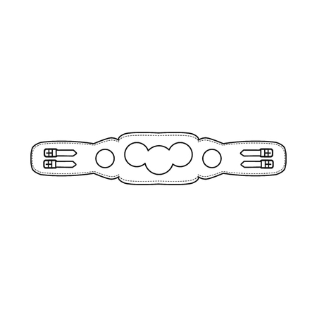 Isolated object of horseback and equestrian icon. Collection of horseback and horse  vector icon for stock.のイラスト素材