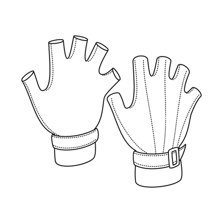 Isolated object of accessory and style icon. Collection of accessory and distinctive stock symbol for web.のイラスト素材