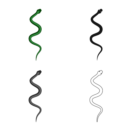 Vector design of mammal and danger icon. Collection of mammal and medicine vector icon for stock.のイラスト素材