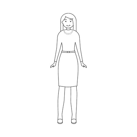 Vector design of woman and body icon. Set of woman and style stock vector illustration.のイラスト素材