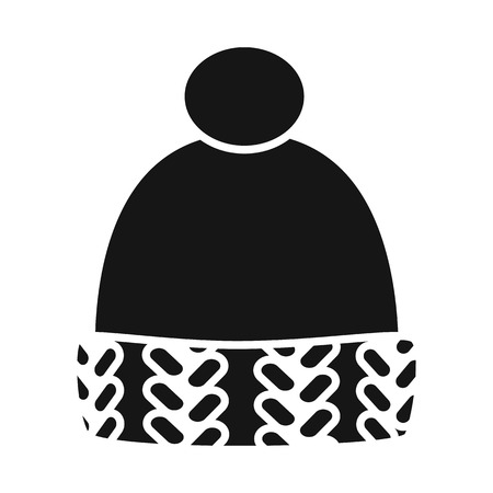 Vector design of headgear and napper logo. Collection of headgear and helmet stock vector illustration.のイラスト素材