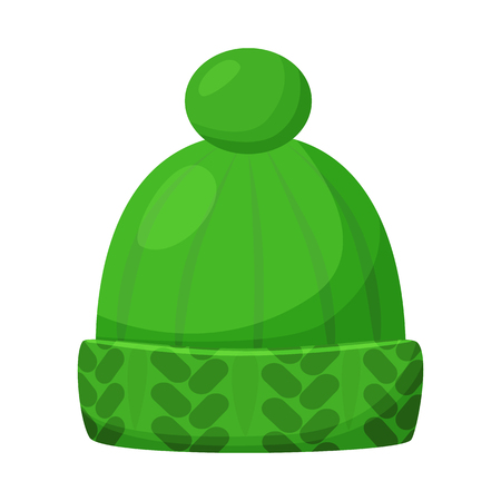 Vector illustration of headgear and napper sign. Collection of headgear and helmet stock vector illustration.のイラスト素材