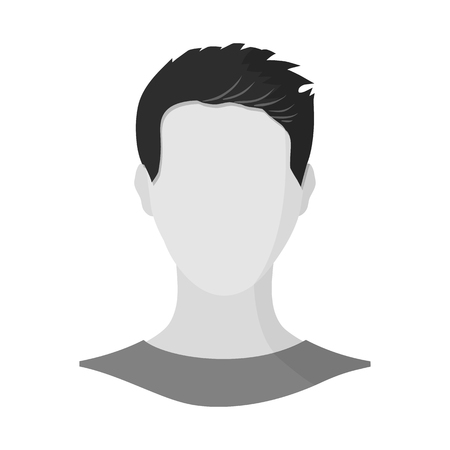 Isolated object of avatar and dummy logo. Set of avatar and image vector icon for stock.のイラスト素材